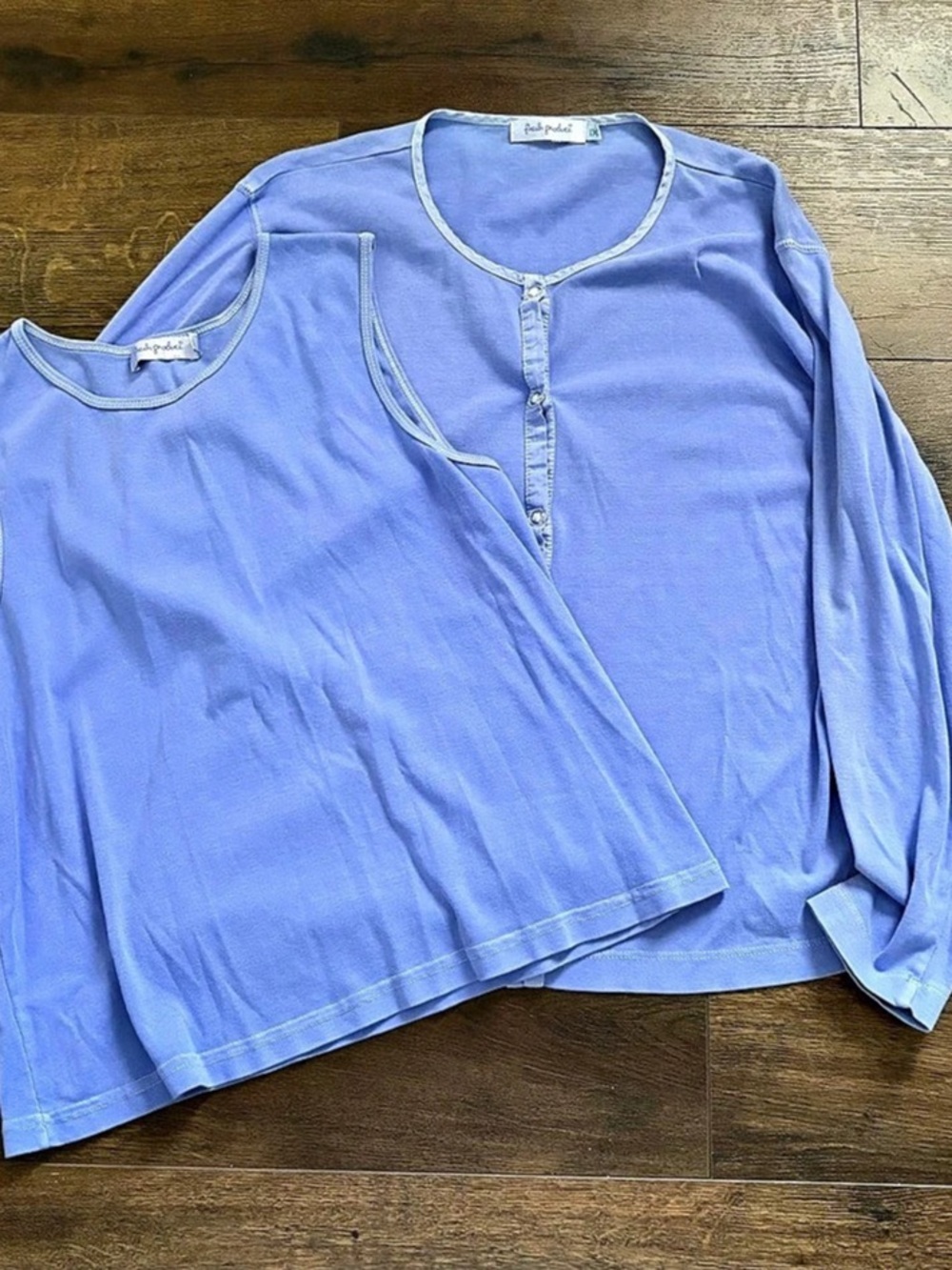 fresh produce Tank and Cardigan in Periwinkle Blue Size XL